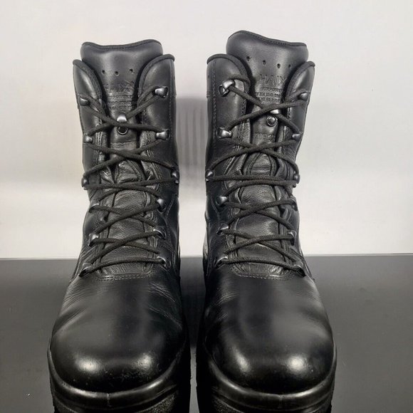 Haix AirPower P7 9” Tactical GoreTex Black Leather Boots + Brand New Insoles - Picture 9 of 15